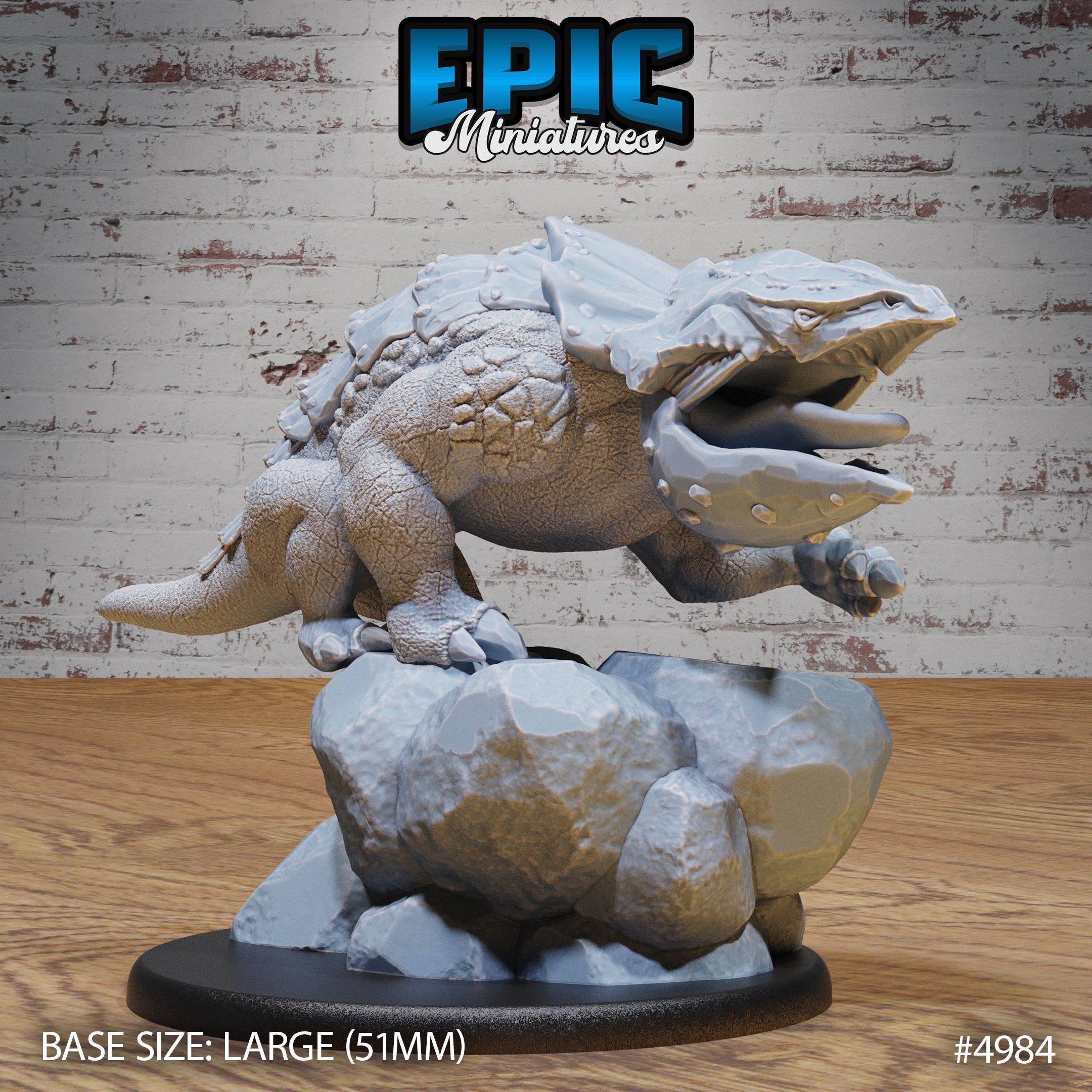 Mountain Bulette / Landshark Beast / Magical Creature / Guard Drake / Burrowing Predator / Land Shark / Stone Wolf / Classic Rocky Monster